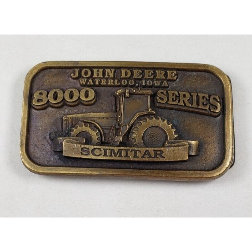1995 John Deere 8000 Scimitar Tractor Belt Buckle Waterloo LTD Edition 1 of 925